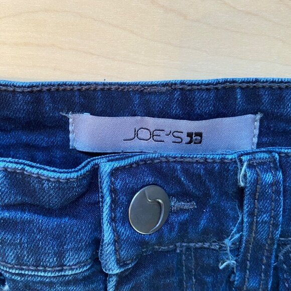Joes Womens Flared Jeans high rise dark blue stretchy denim Size 26 - Picture 3 of 12